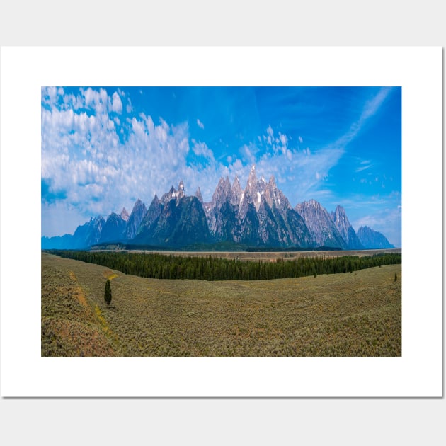 The Grand Tetons Wall Art by Ckauzmann